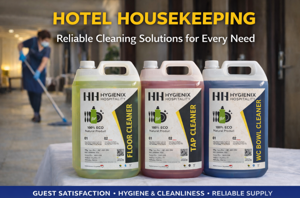 HOUSEKEEPING MATERAL FOR HOTELS AND RESORTS BY HYGIENIX HOSPITALITY