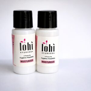 Ayurvedic hotel moisturiser bottle – Hygienix Hospitality guest room toiletries