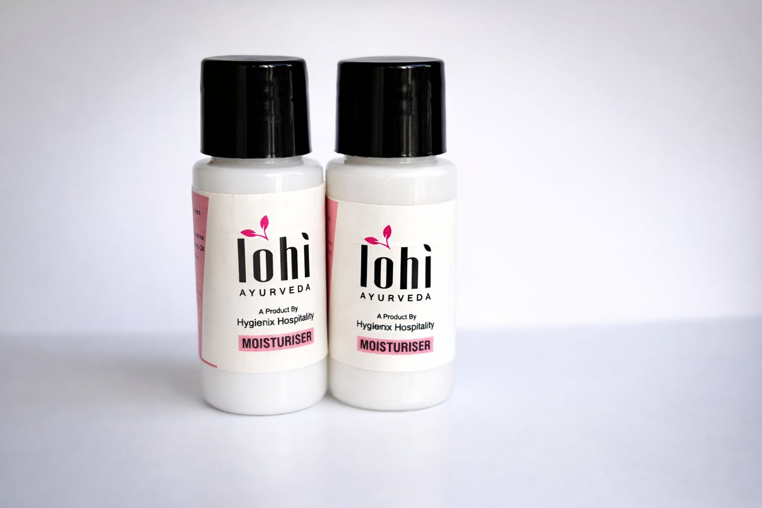 Ayurvedic hotel moisturiser bottle – Hygienix Hospitality guest room toiletries