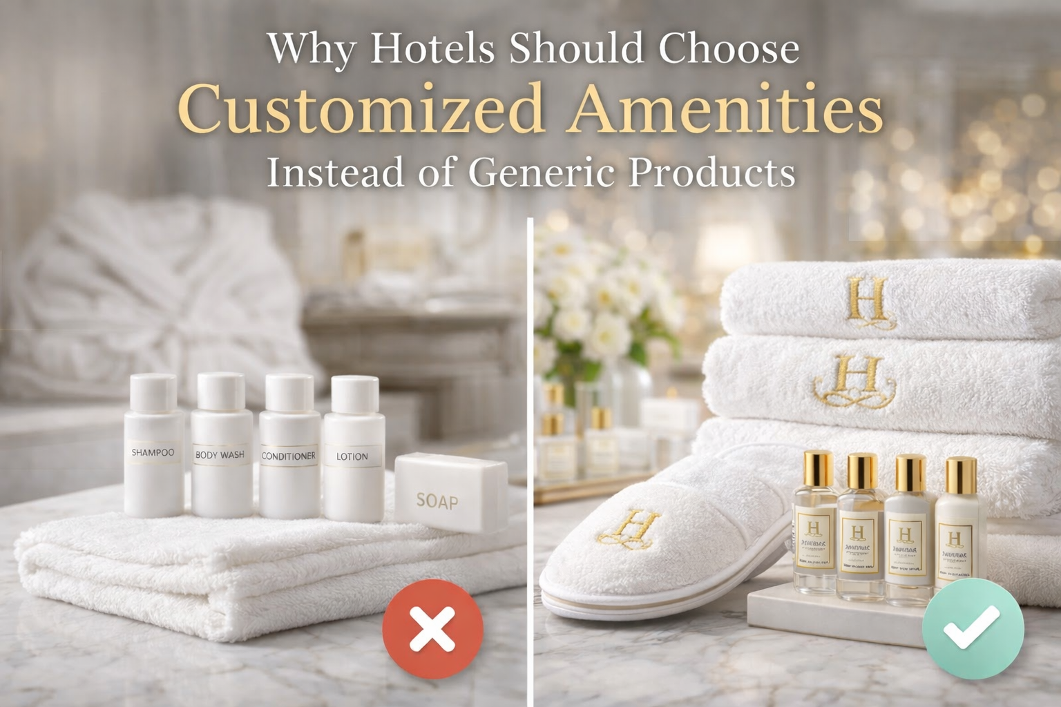 Why Hotels Should Choose Customized Amenities Instead of Generic Products.