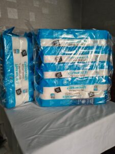 CottonSoft premium bathroom tissue roll pack of 10 for hotels and resorts supplied by Hygienix Hospitality